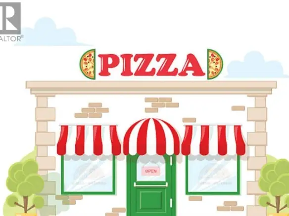 Franchise pizza store business for sale in Calgary — storefront