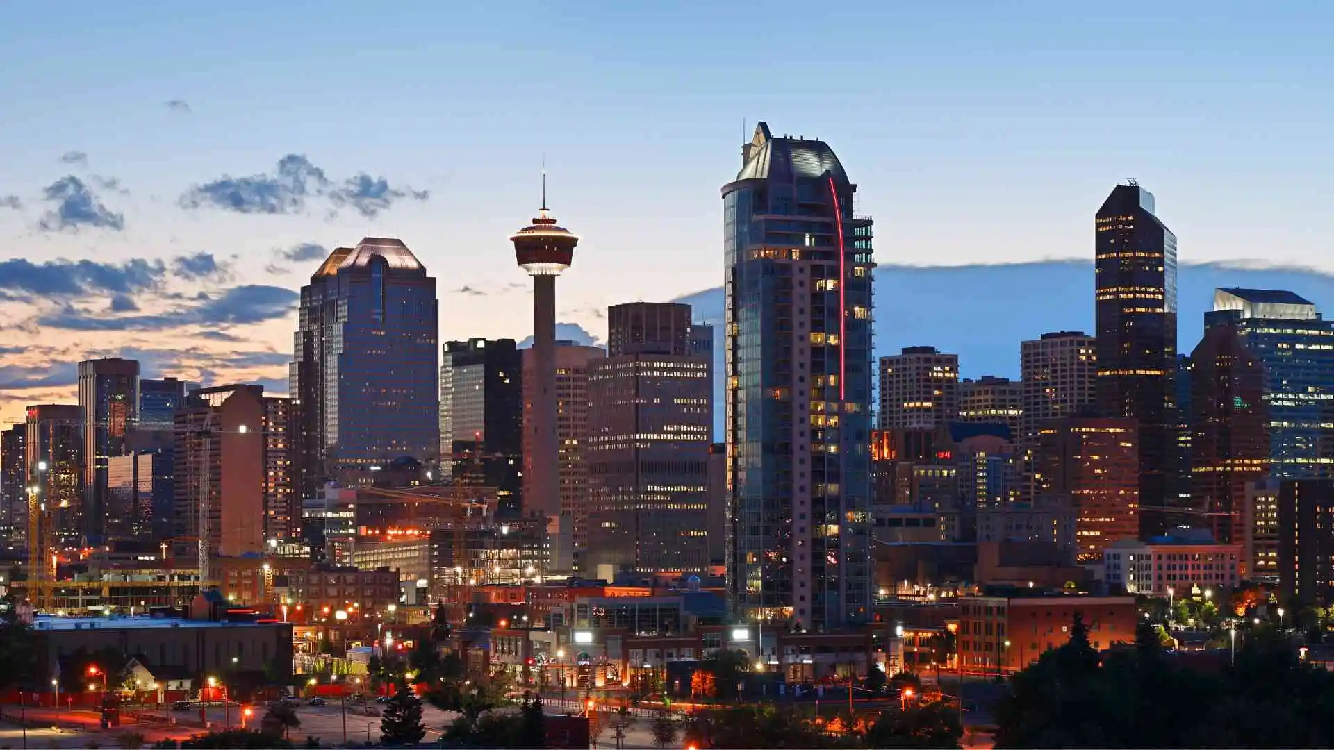 Calgary commercial real estate — downtown skyline
